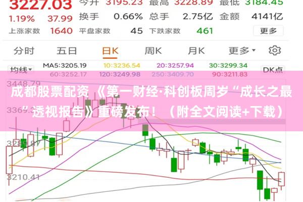 成都股票配资 《第一财经·科创板周岁“成长之最”透视报告》重磅发布！（附全文阅读+下载）